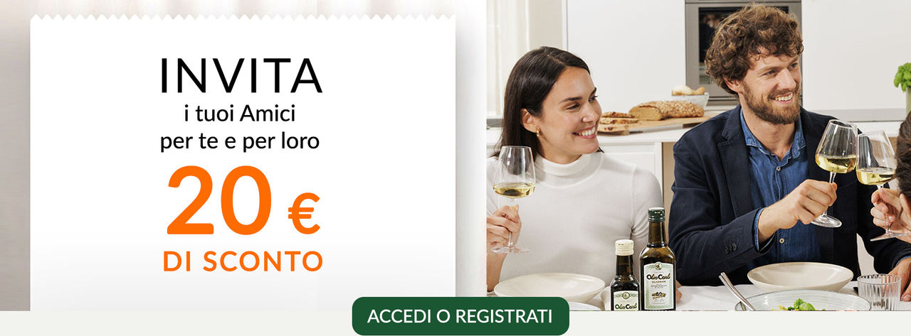 20 € di sconto per te e per i tuoi amici