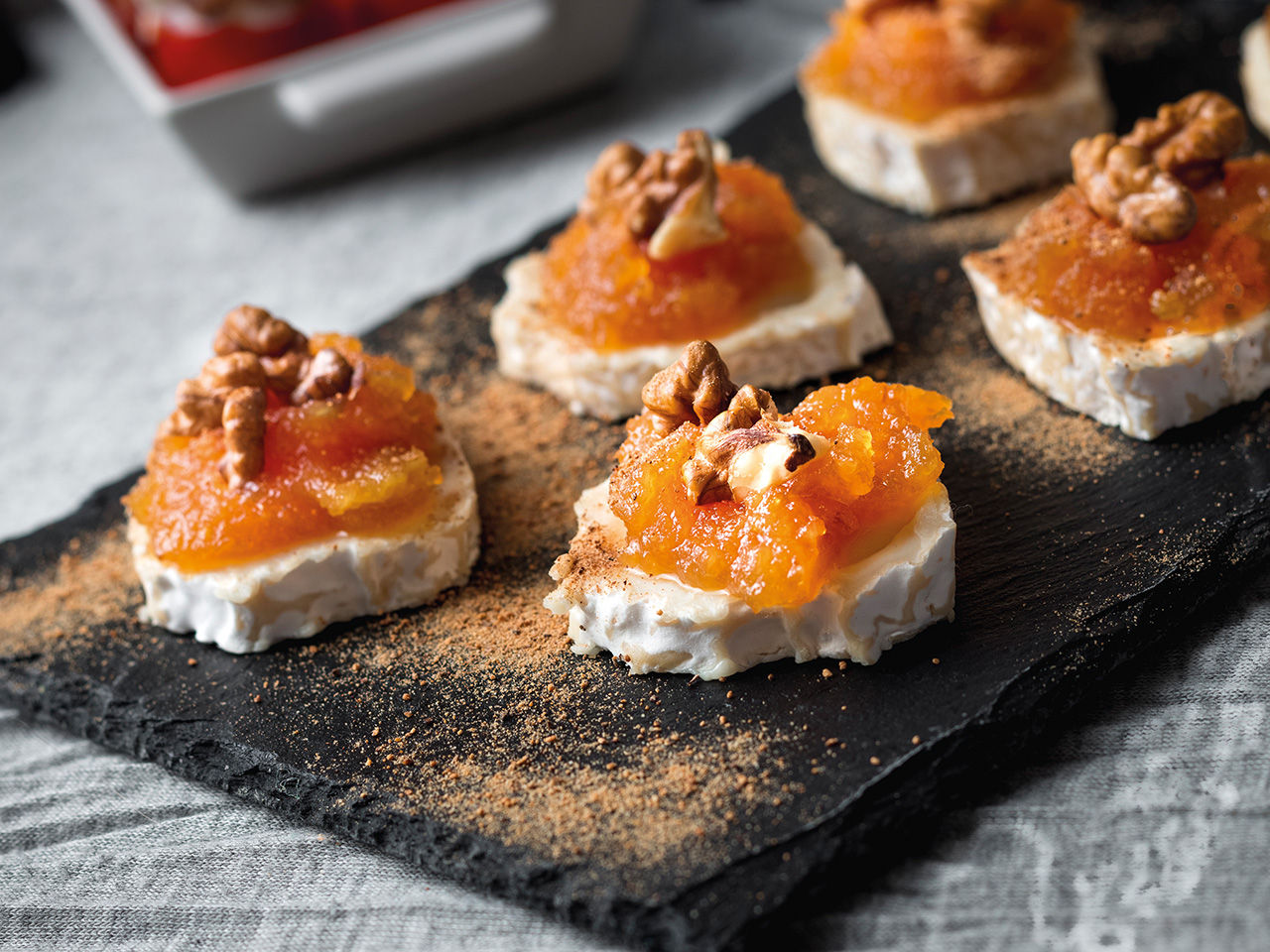 Crostini con marmellata